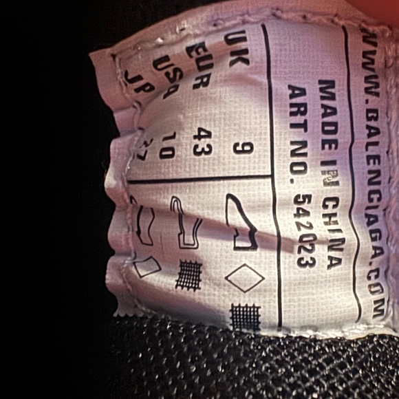 Balenciaga track size 10 men - Picture 3 of 5